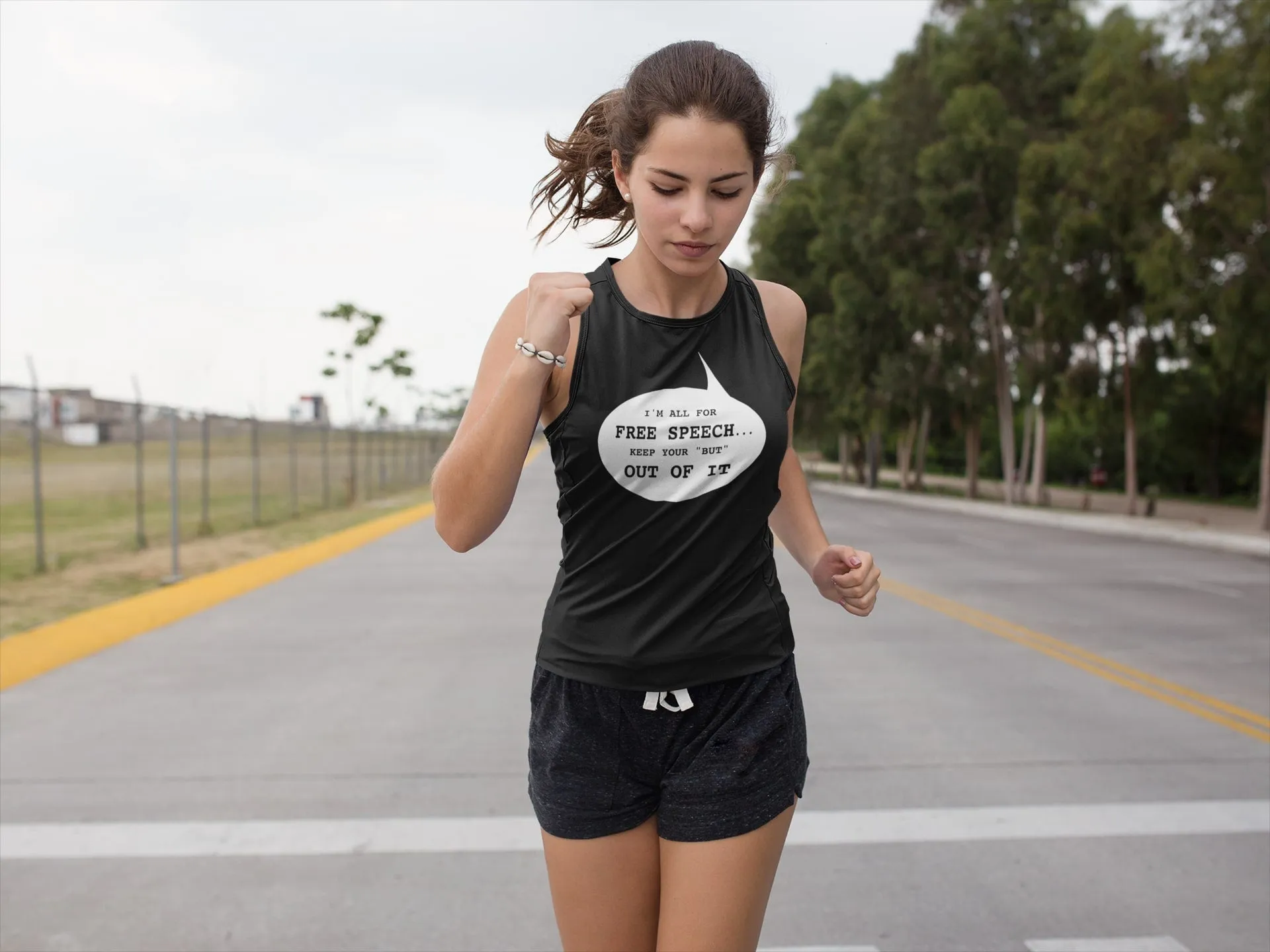 I'm All for Free Speech Women's Tank Top
