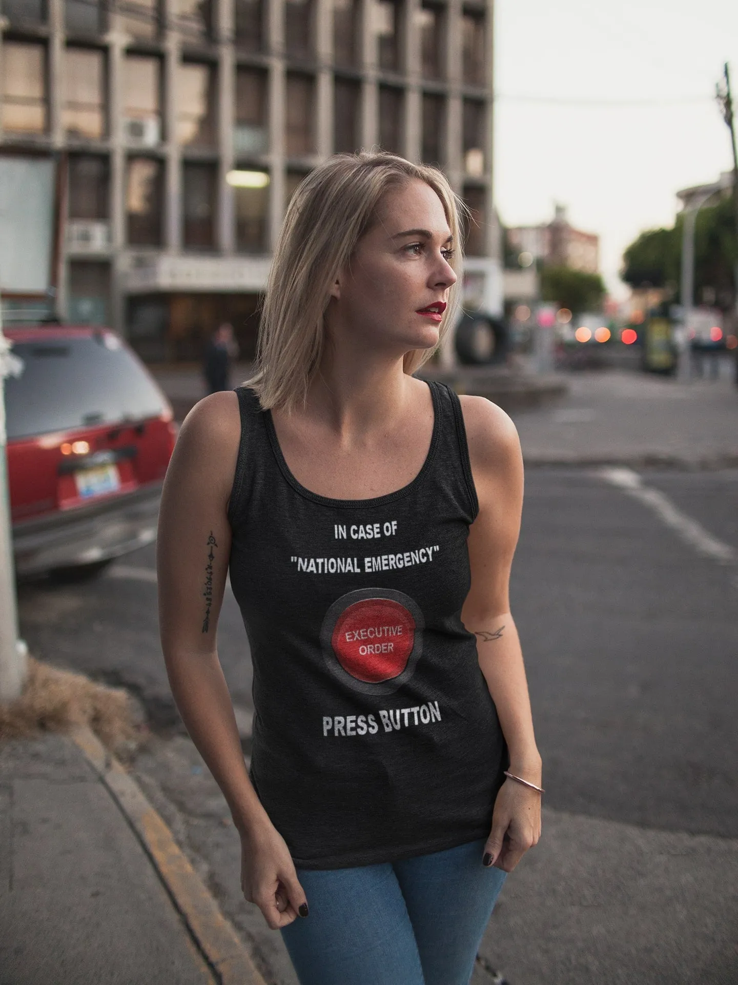 In Case of National Emergency Women's Tank Top