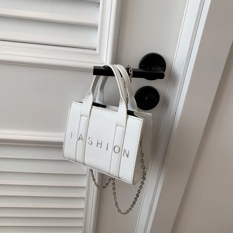 insNew2023Mini Fashion English Letters Korean Style Women's Children's Portable Hand-Carrying Crossbody Bag Women's Bag