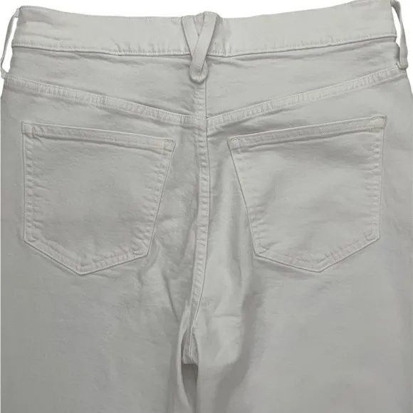 J Crew Women’s Slim Wide-Leg Jean Size 28 White Wash Denim