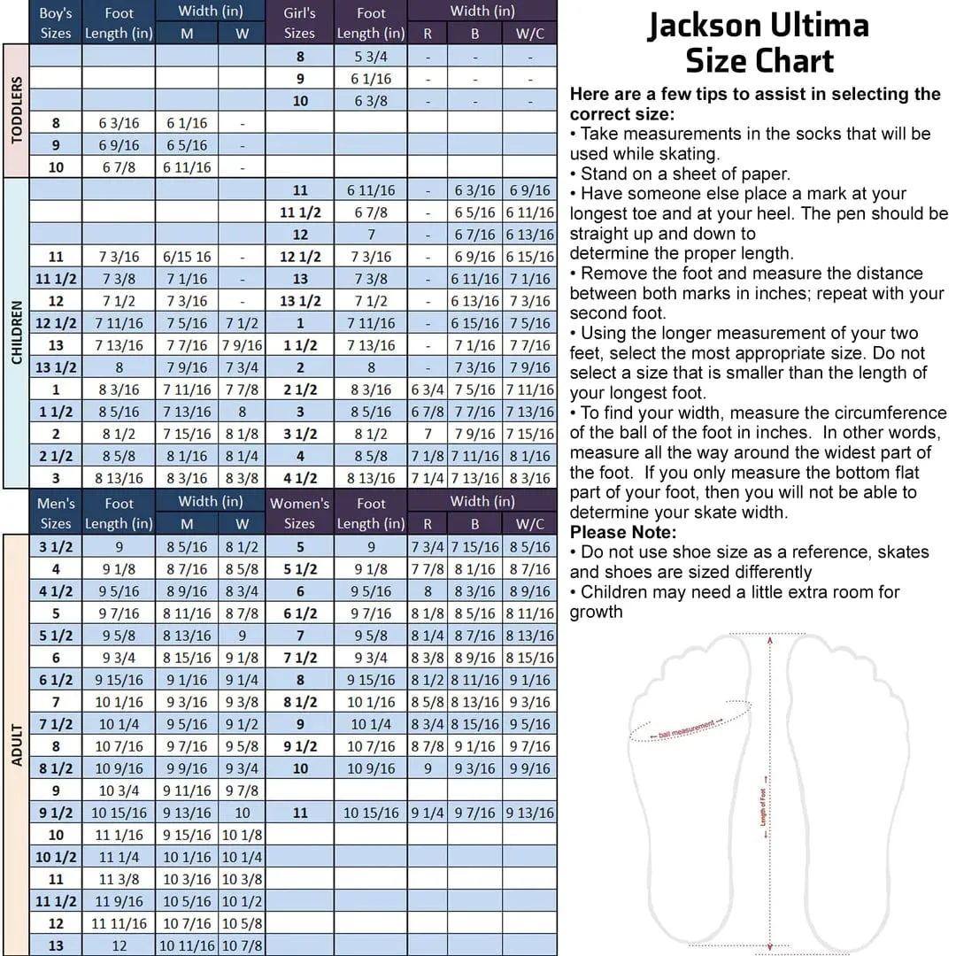 Jackson Women's Supreme Strong DJ5300 Figure Skating Boot