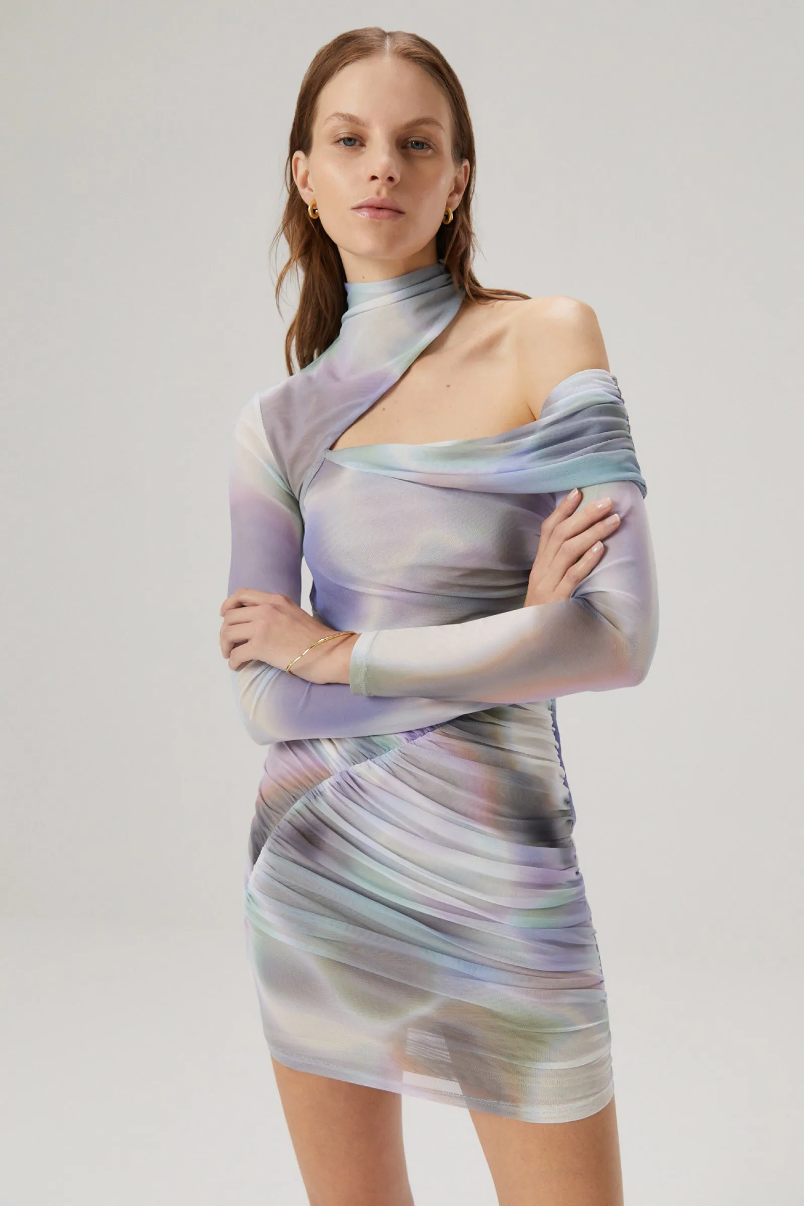 JAYLANI MESH MINI DRESS