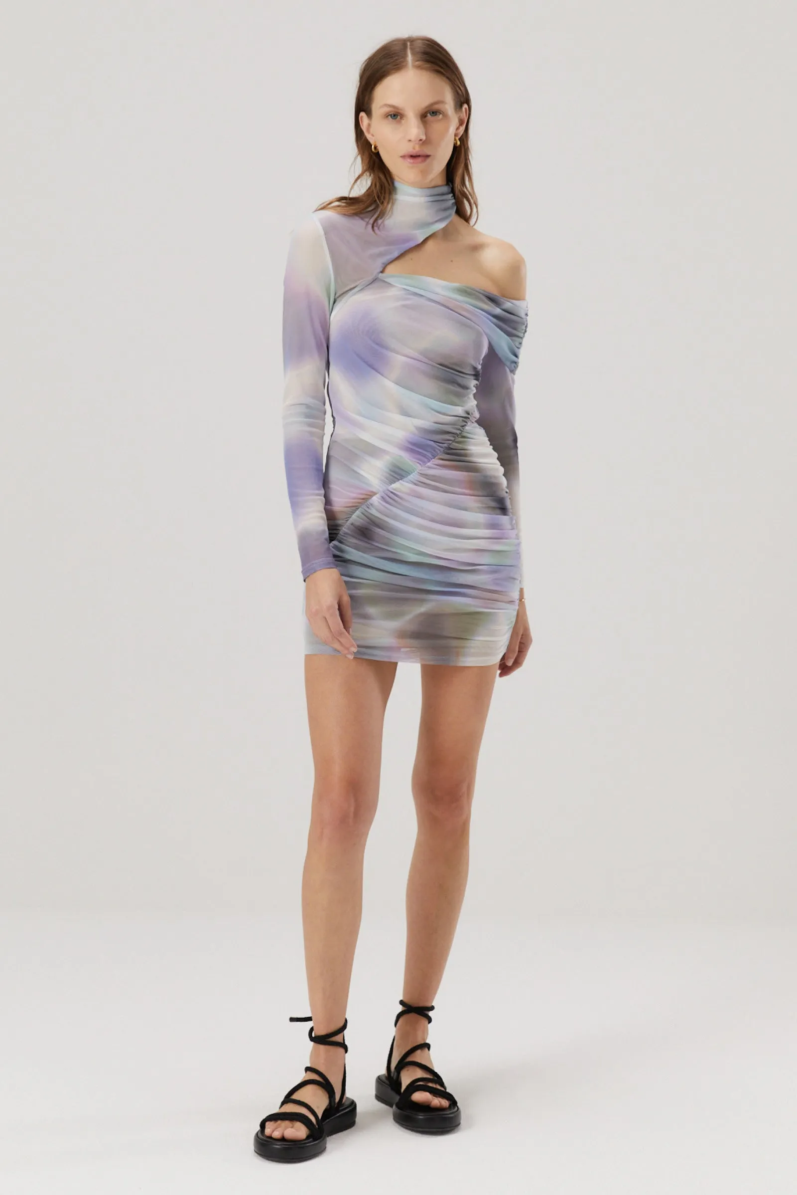 JAYLANI MESH MINI DRESS