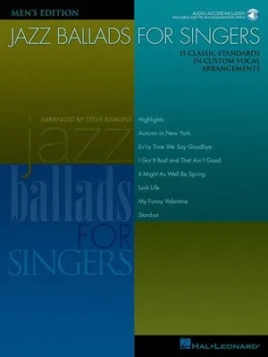JAZZ BALLADS FOR SINGERS MENS BK/OLA