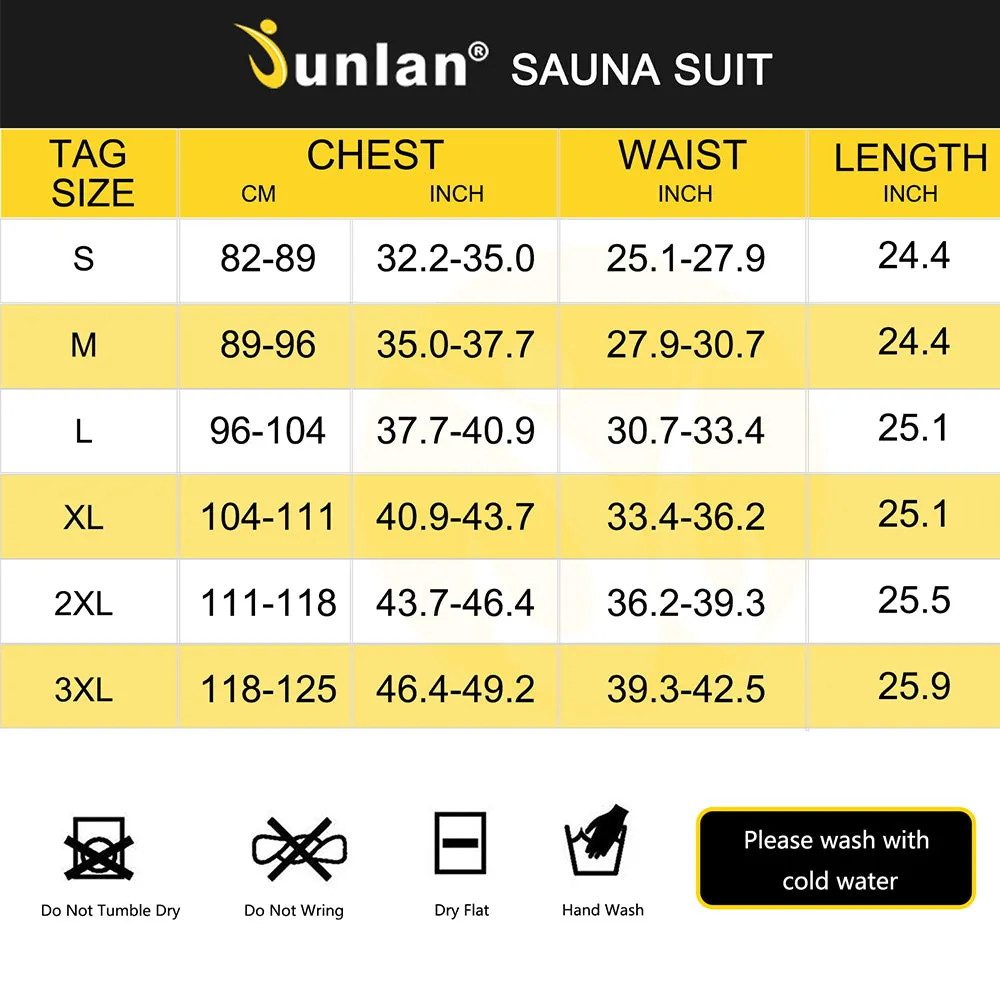 Junlan Women Hooded Sweat Hot Sauna Jacket