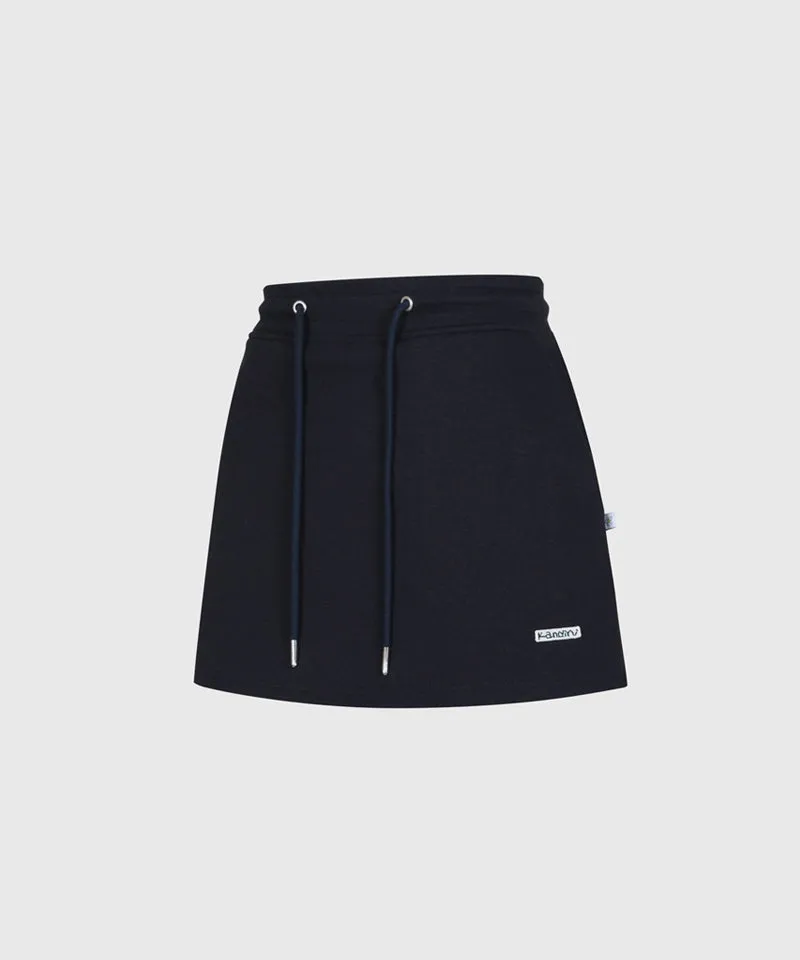 KANDINI Sweat Mini Skirt - Charcoal