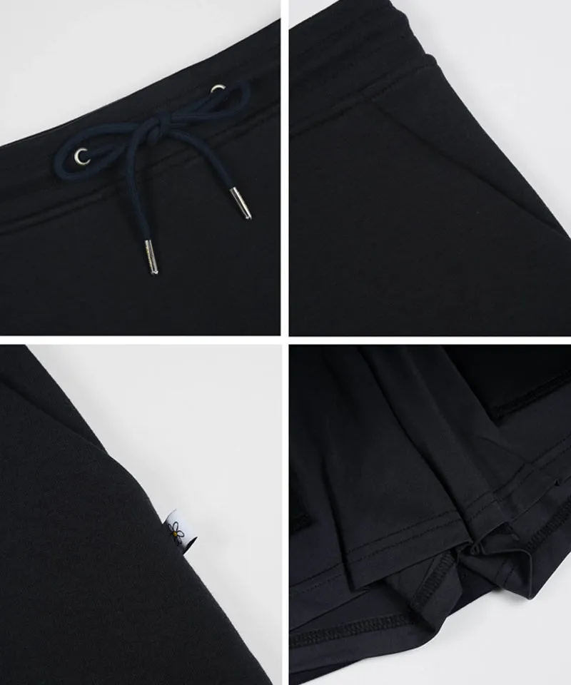 KANDINI Sweat Mini Skirt - Charcoal