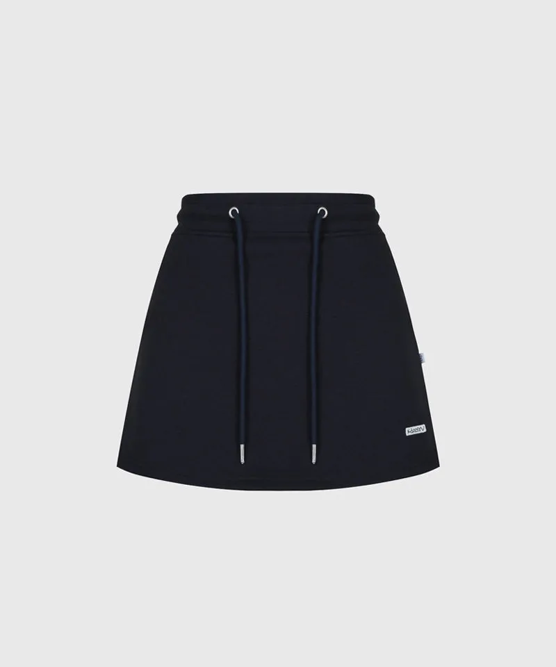 KANDINI Sweat Mini Skirt - Charcoal