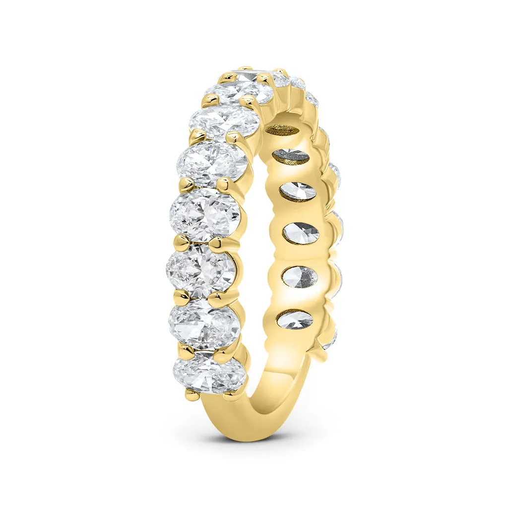 Katelyn | Oval Lab Grown Diamond Wedding Band