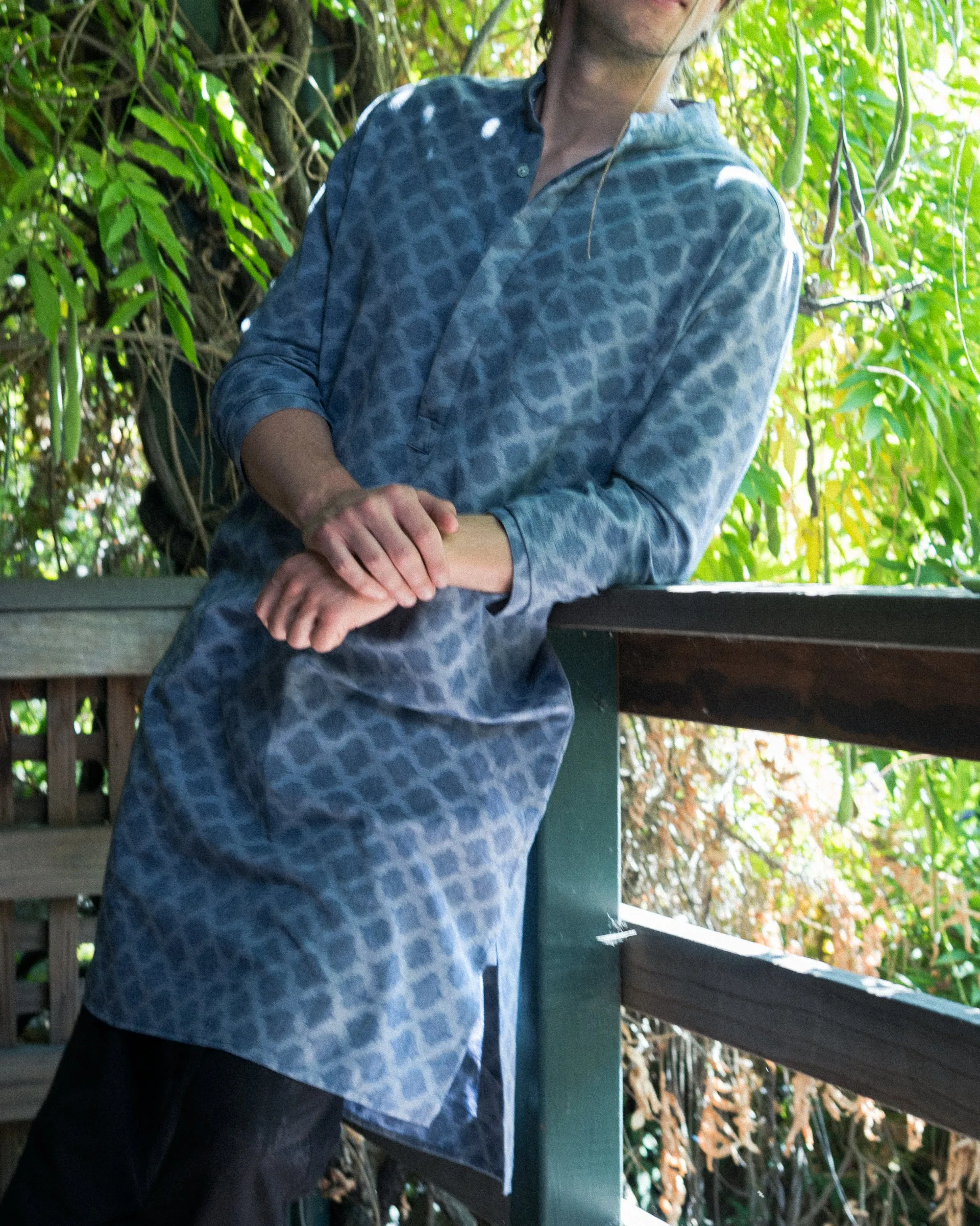 Kiran Caftan in Ikat