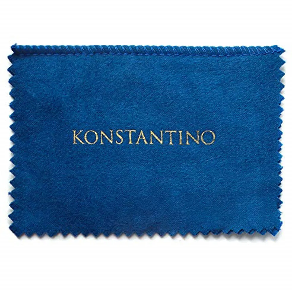 Konstantino Corundum Drop Earrings, Silver