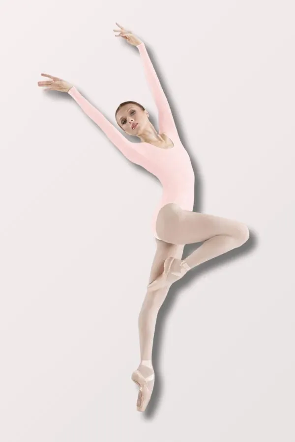 Ladies Premier Long Sleeve Leotard - Light Pink