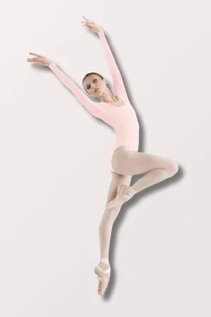 Ladies Premier Long Sleeve Leotard - Light Pink