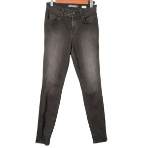 Level 99 Women's Tanya High Rise Skinny Jeans Size 27 Black Denim