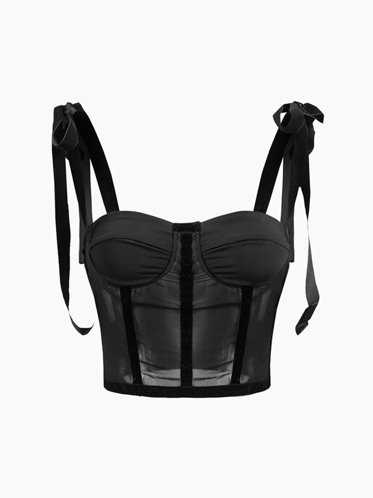 Lily® | Sophisticated mesh corset top