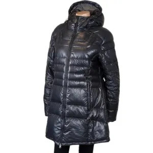 Lola Down Feather Puffer Jacket Long Parka Winter Coat Hooded Water Resistant