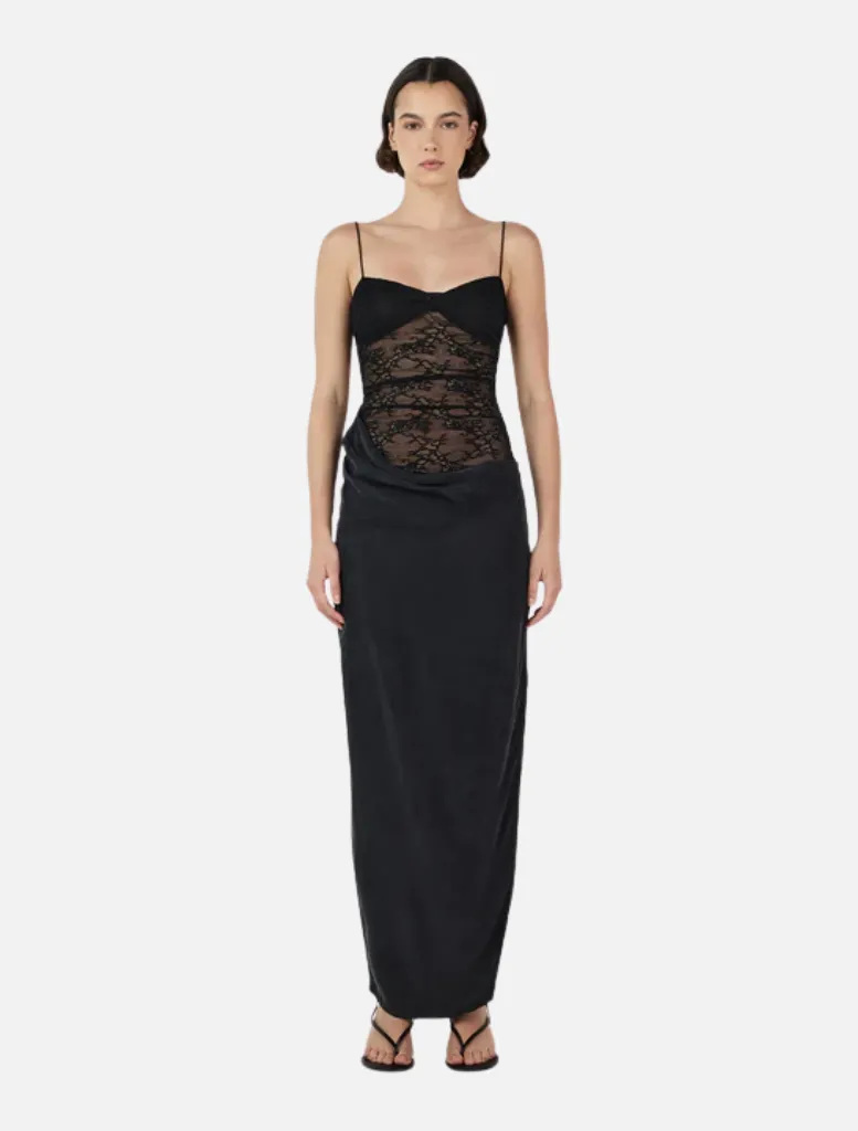 Lola Midi Dress - Black