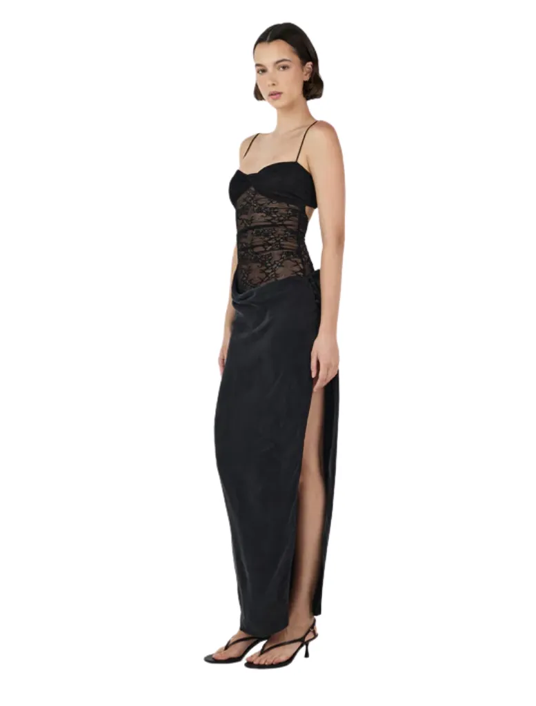 Lola Midi Dress - Black