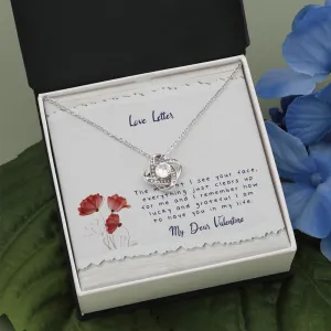 Love Letter Love Knot Necklace