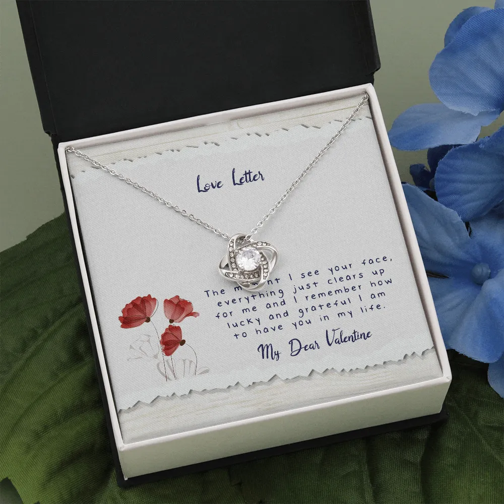 Love Letter Love Knot Necklace