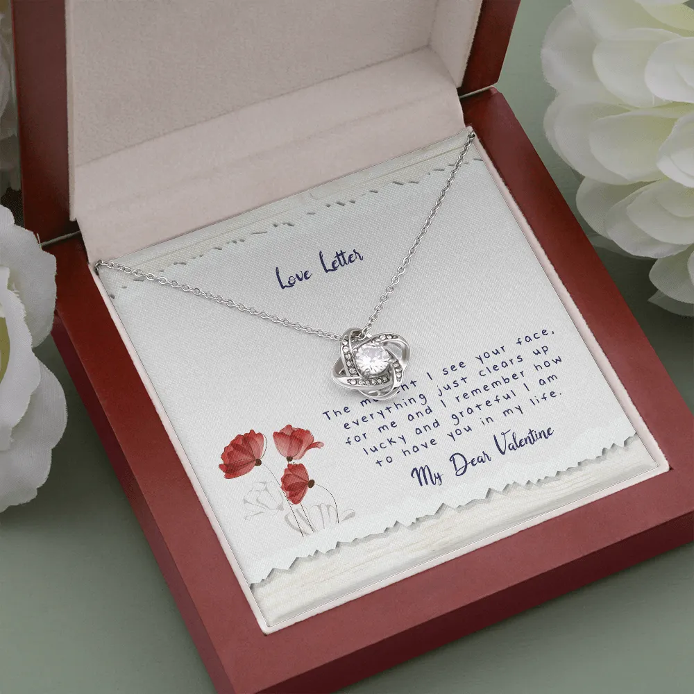 Love Letter Love Knot Necklace