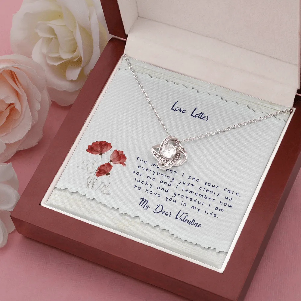 Love Letter Love Knot Necklace
