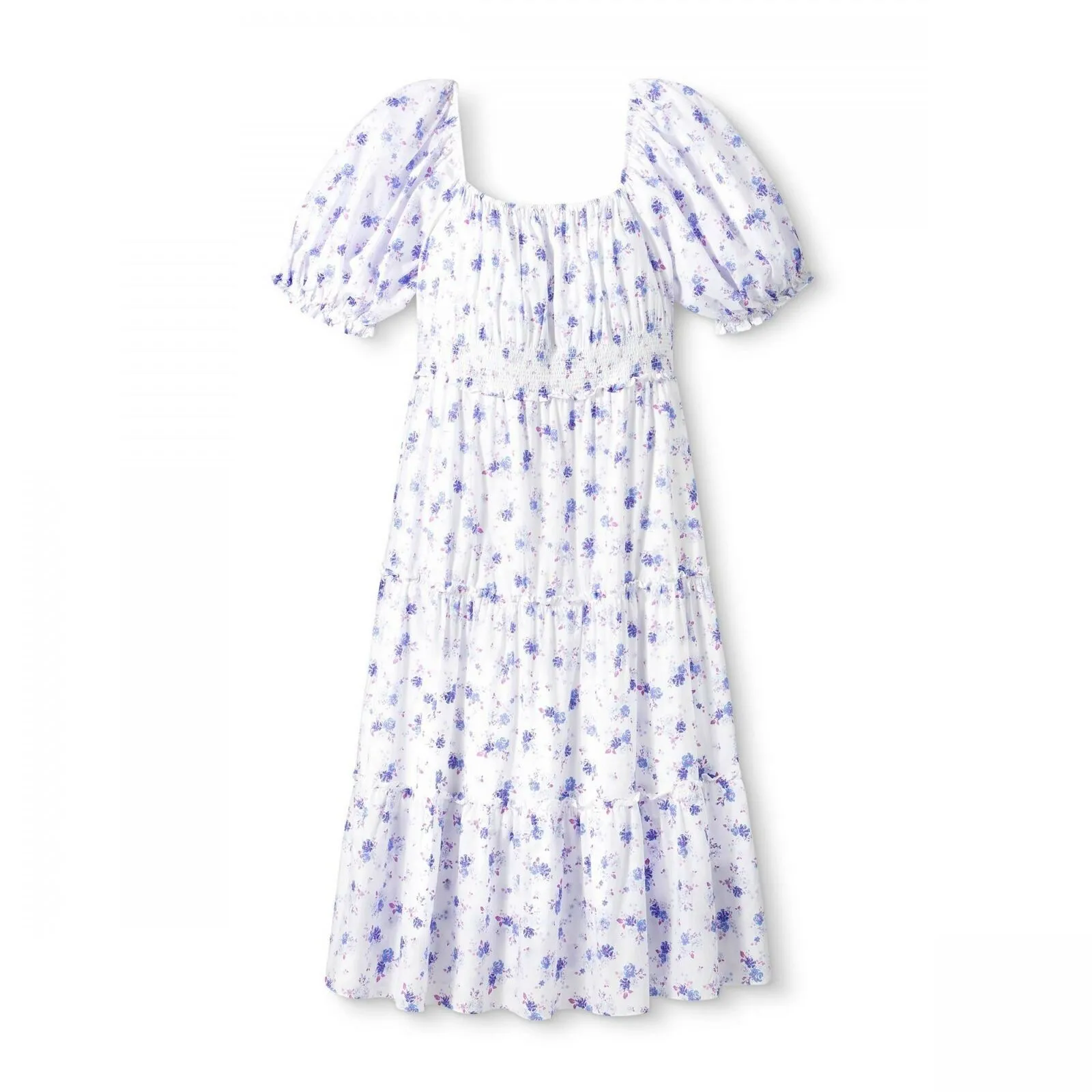 LoveShackFancy for TRGT Women's Gemma Puff Sleeve Maxi Dress