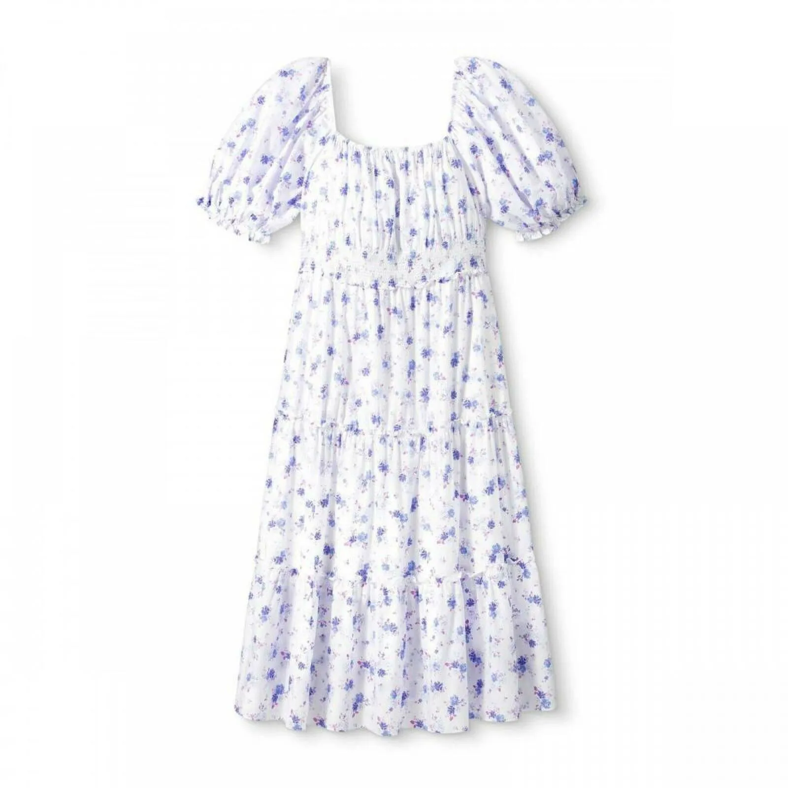 LoveShackFancy for TRGT Women's Gemma Puff Sleeve Maxi Dress