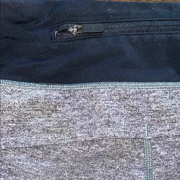 Lululemon speed up Women's Black and Gray Shorts size 6
