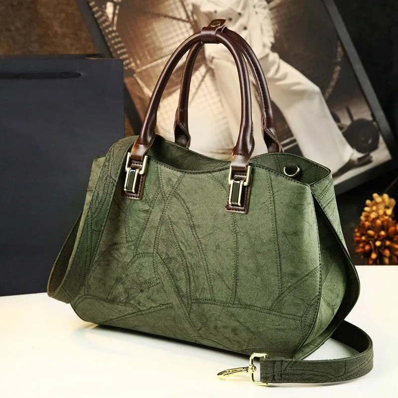 Luxury Leather Women&#39;s Bag Ladies Handbags Tote Bag Fashion Travel Portable Shoulder Underarm Bags Luxury Designer Handbag