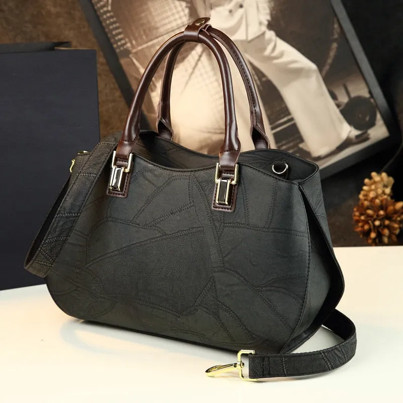 Luxury Leather Women&#39;s Bag Ladies Handbags Tote Bag Fashion Travel Portable Shoulder Underarm Bags Luxury Designer Handbag