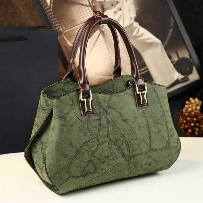 Luxury Leather Women&#39;s Bag Ladies Handbags Tote Bag Fashion Travel Portable Shoulder Underarm Bags Luxury Designer Handbag