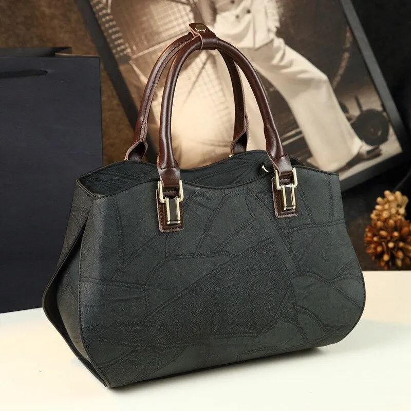 Luxury Leather Women&#39;s Bag Ladies Handbags Tote Bag Fashion Travel Portable Shoulder Underarm Bags Luxury Designer Handbag