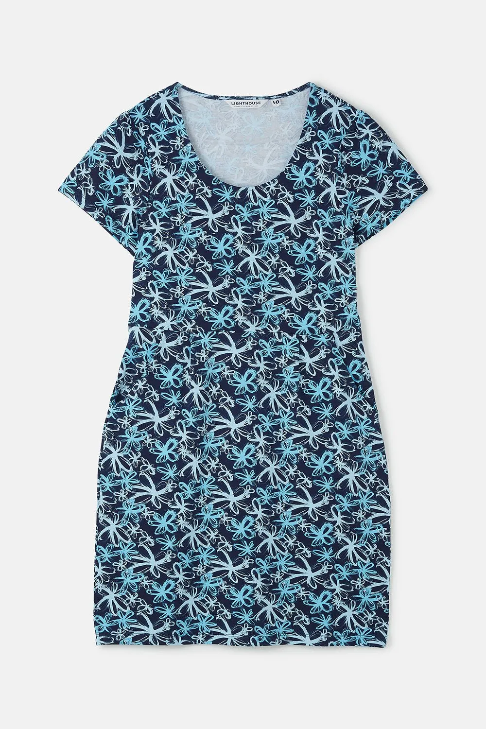 Lydia Dress - Navy Floral