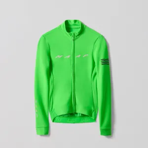 MAAP Womens Evade Thermal LS Jersey 2.0 - Limedrop