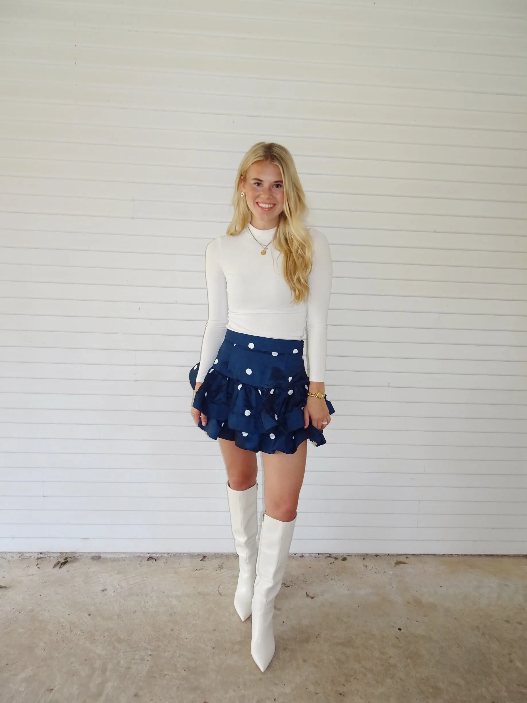 Macie Polka Dot Skirt