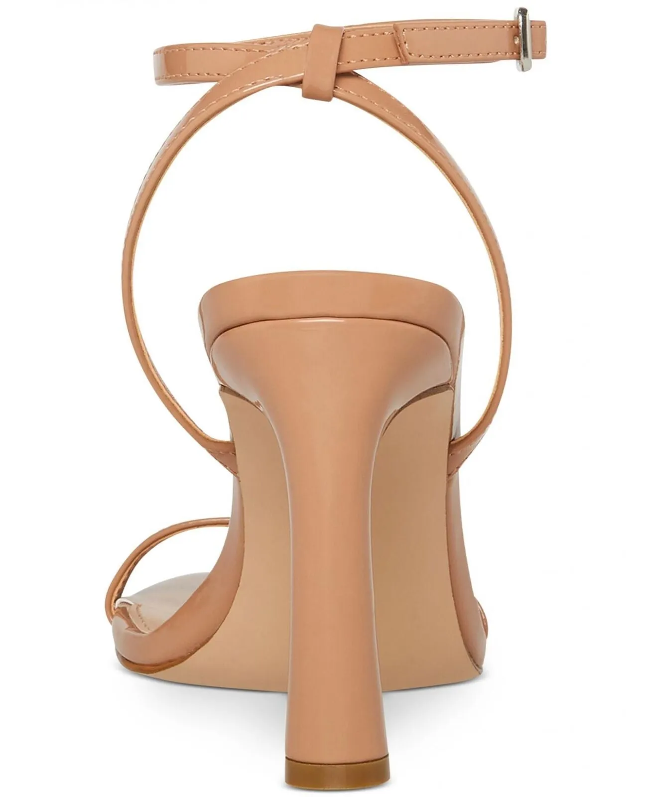 Madden Girl Womens Tasha Two-Piece Heels Sandals TASH01J1 Fawn Patent Brown 9M