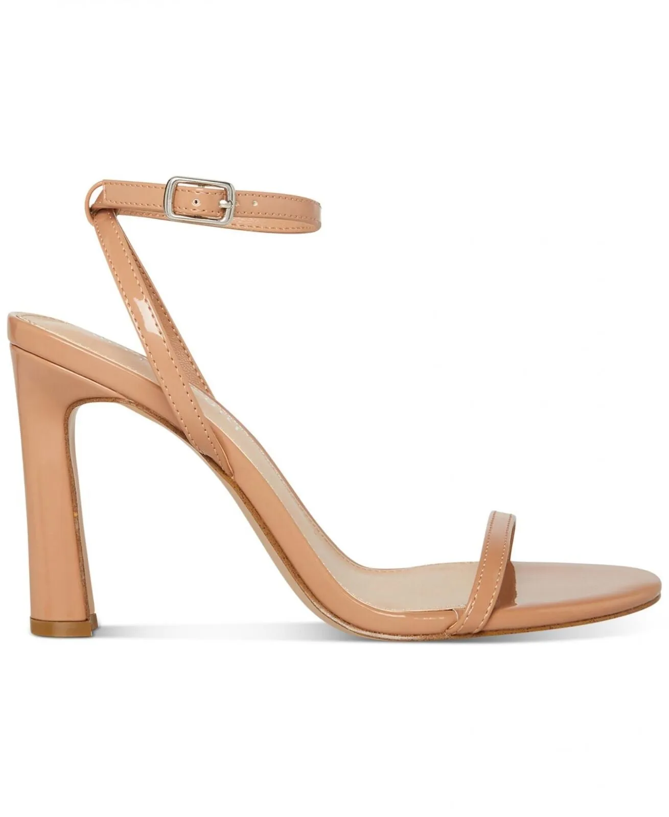 Madden Girl Womens Tasha Two-Piece Heels Sandals TASH01J1 Fawn Patent Brown 9M