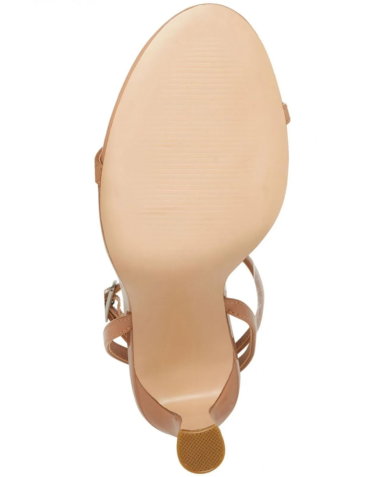 Madden Girl Womens Tasha Two-Piece Heels Sandals TASH01J1 Fawn Patent Brown 9M