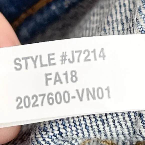 Madewell Plus Size 24 W37 Slim Straight Jeans Distressed Button Fly Grunge