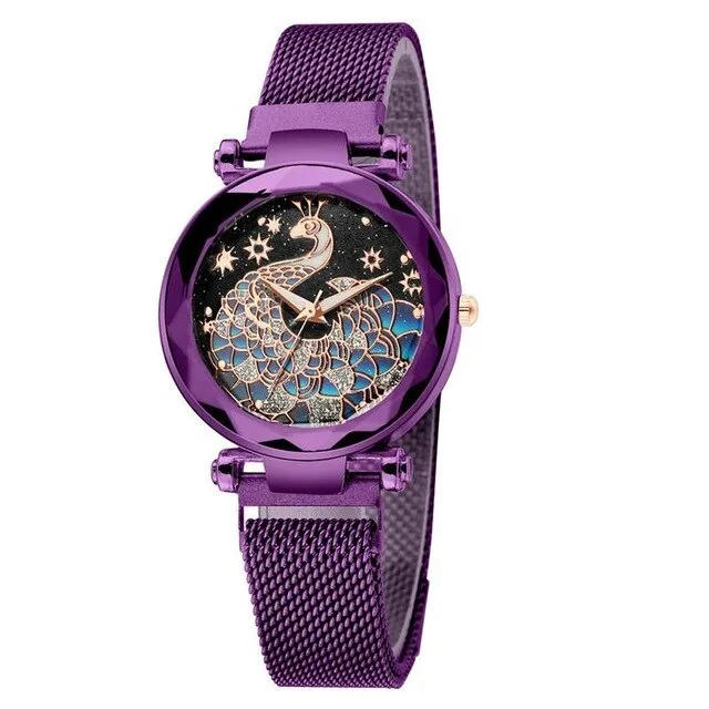 Magnetic Peacock Women's Wristwatch