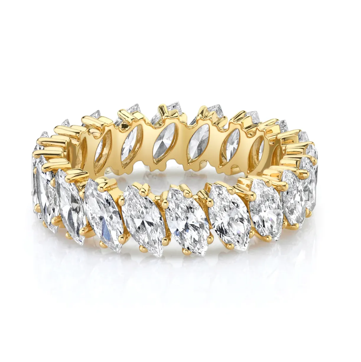 Marquise Diamond Eternity Band