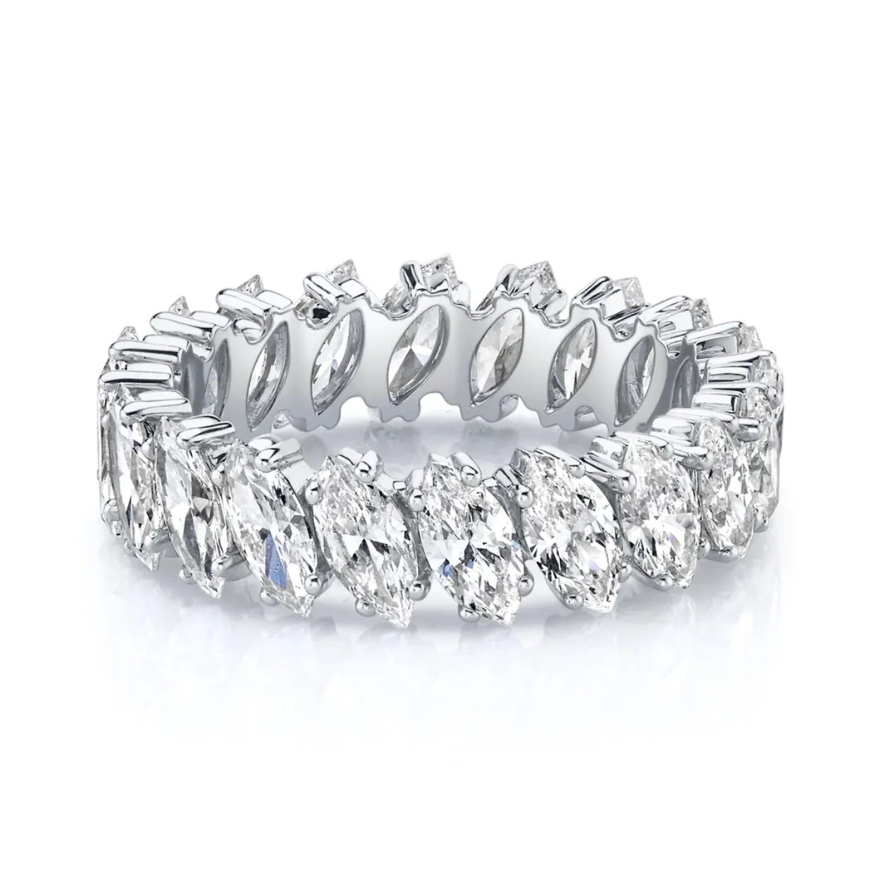 Marquise Diamond Eternity Band