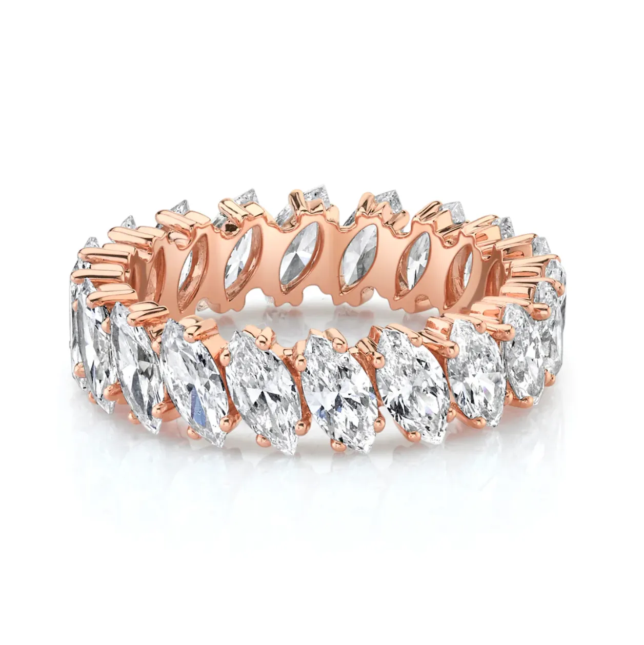 Marquise Diamond Eternity Band