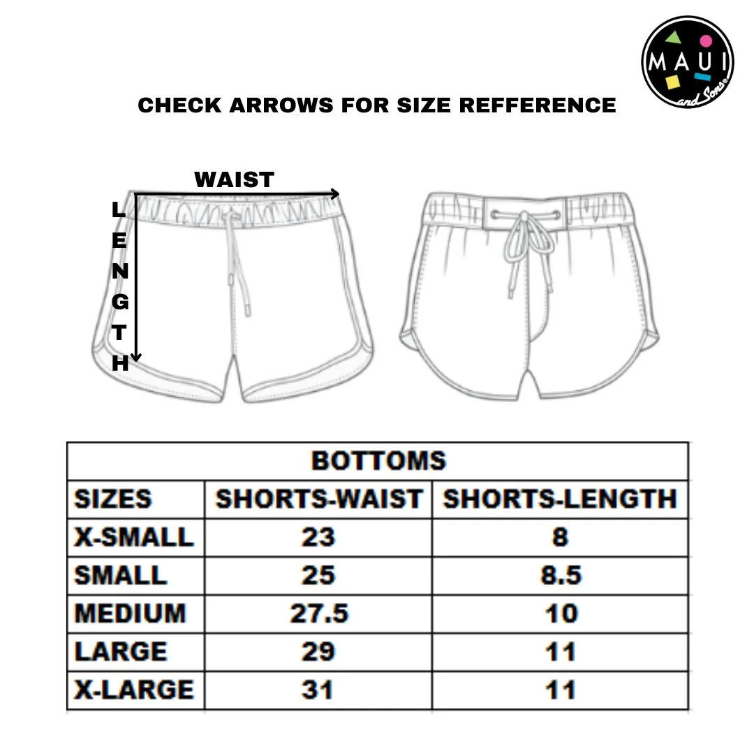 MAUI AND SONS BOARDSHORTS LADIES - BLACK