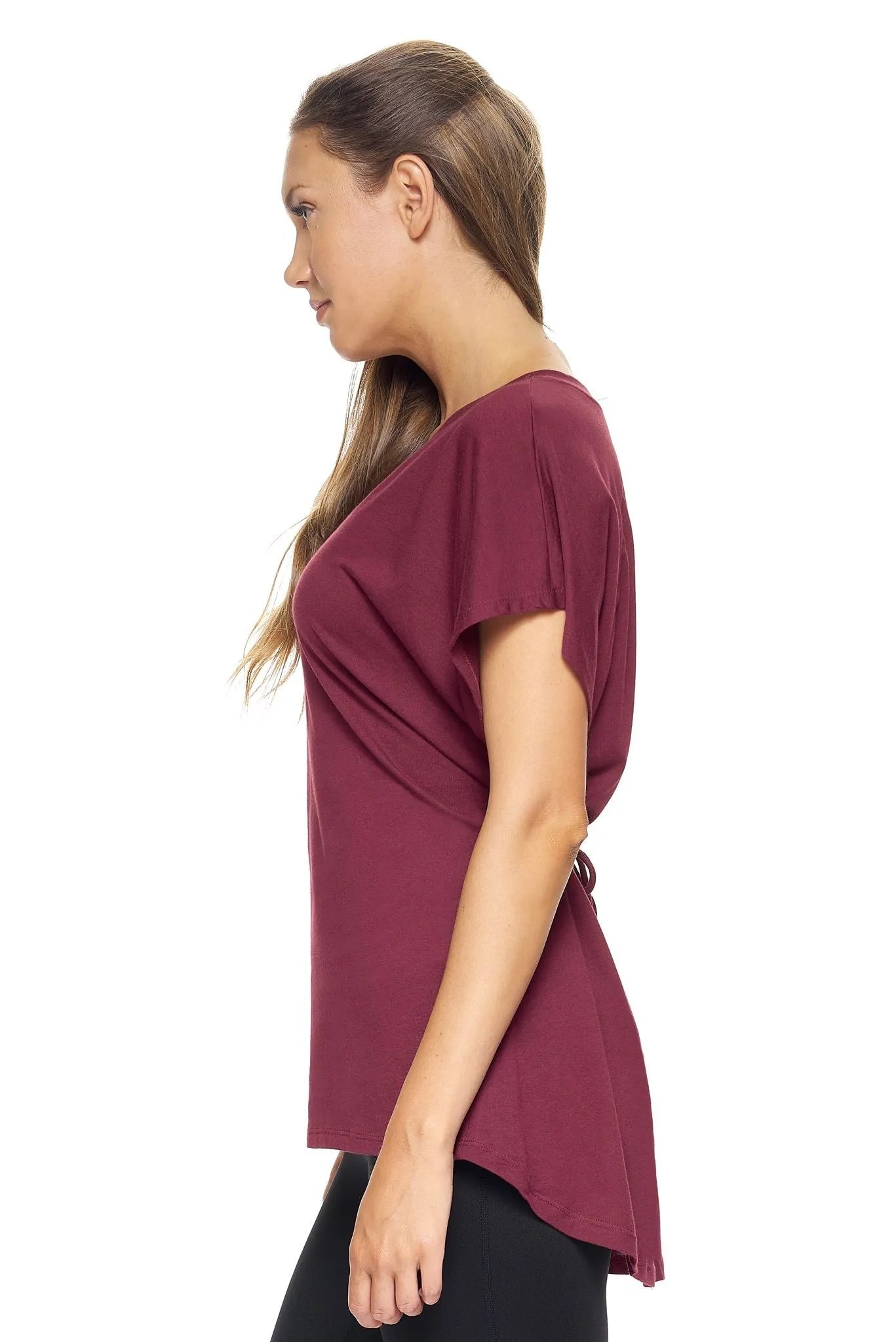 MC212 MoCA™ V-Neck Cinch Back Tee