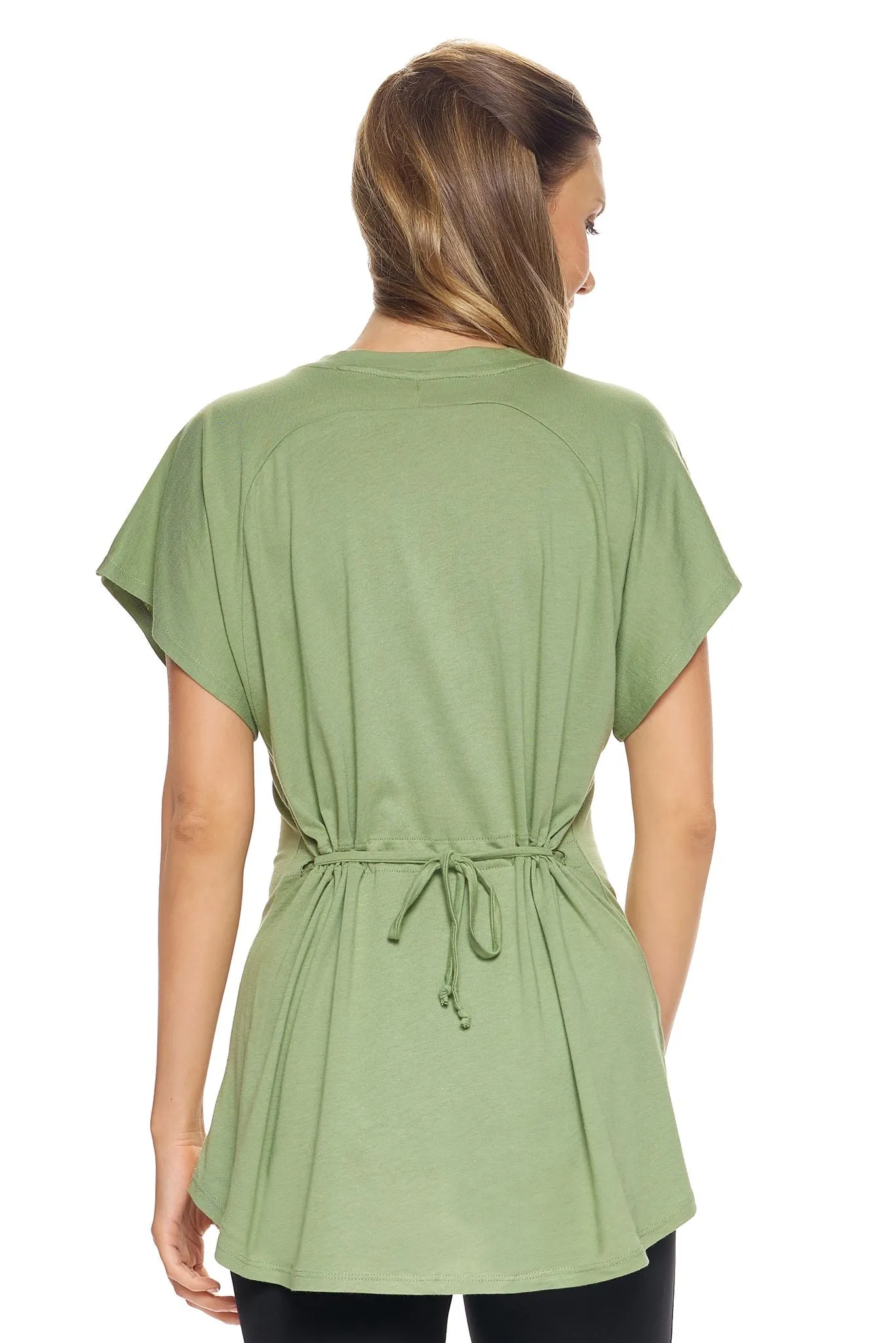 MC212 MoCA™ V-Neck Cinch Back Tee