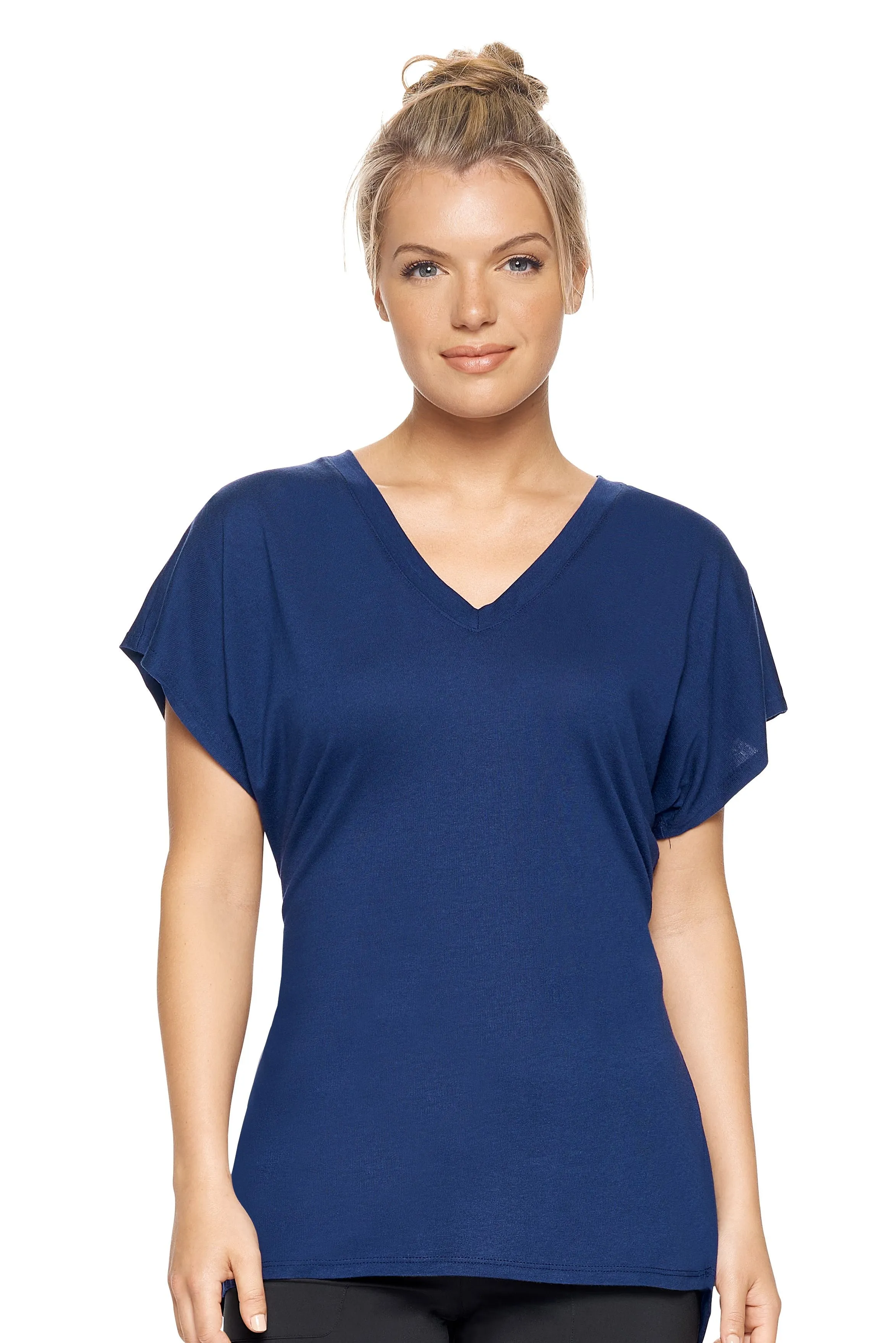 MC212 MoCA™ V-Neck Cinch Back Tee