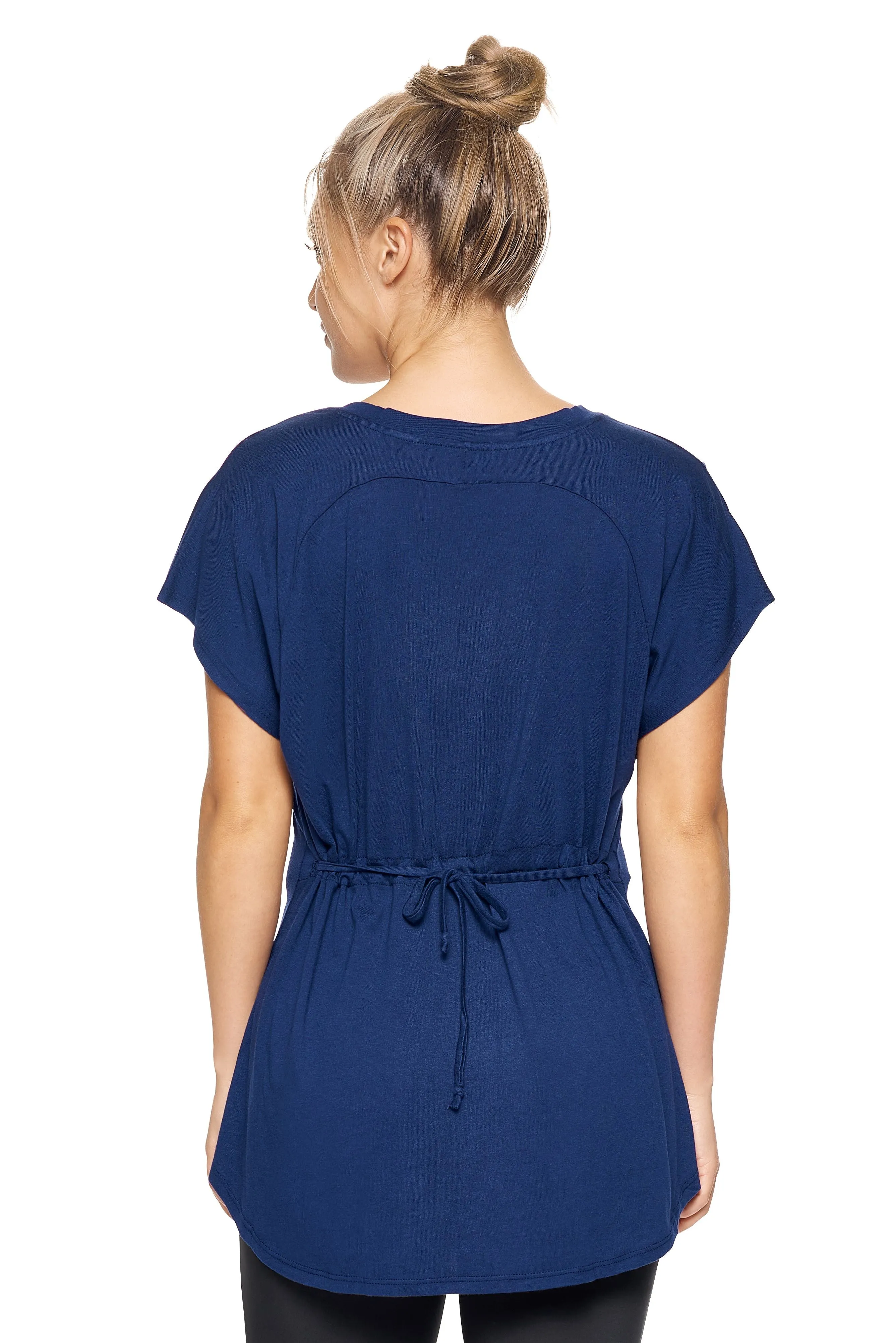 MC212 MoCA™ V-Neck Cinch Back Tee