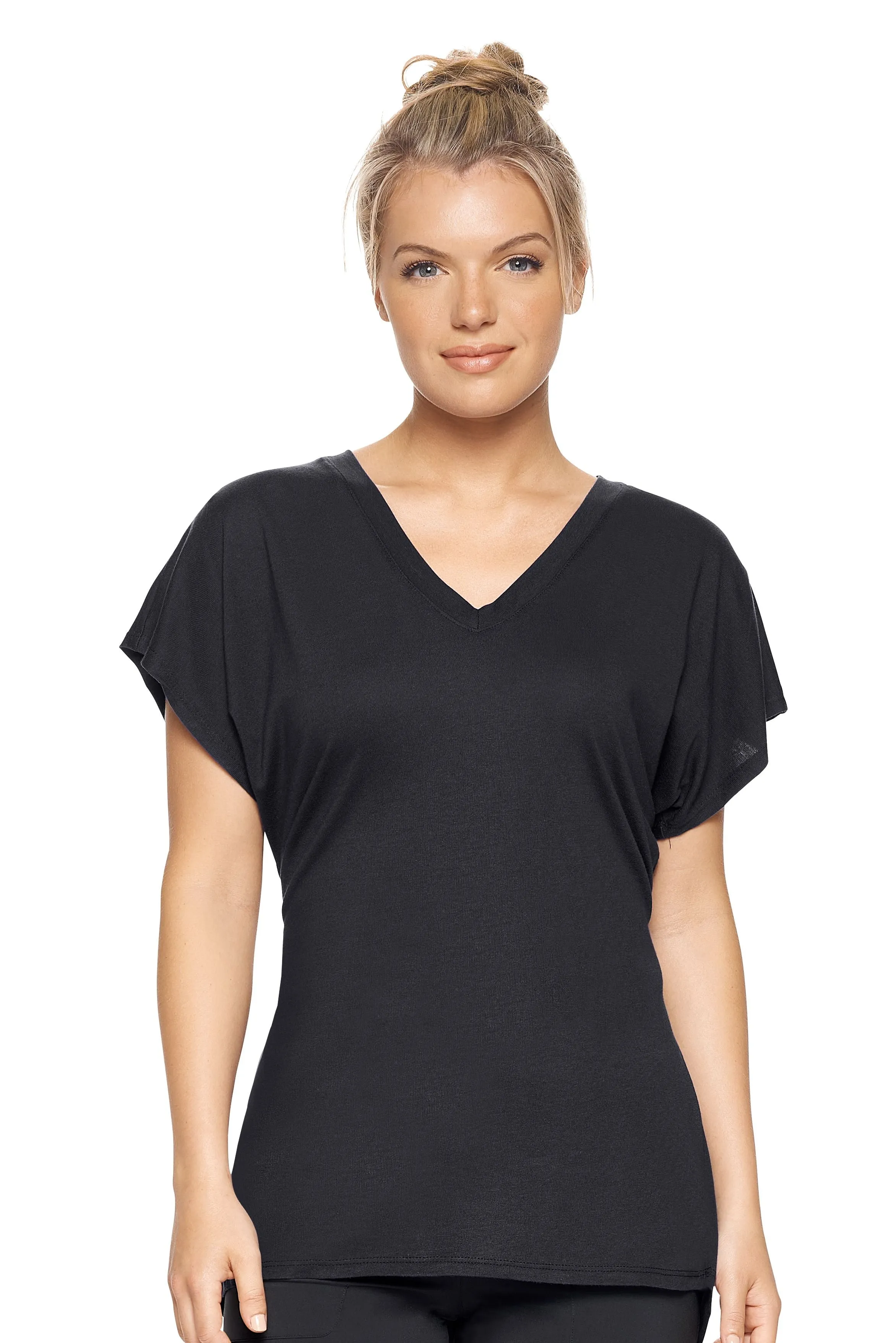 MC212 MoCA™ V-Neck Cinch Back Tee